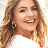 Adoyi 9 Pairs Gold Hoop Earrings Set for Womens Twisted Huggie Hoops Earrings 14K 18K Gold Plated for Girls Valentines Mother's Day Birthday Gifts Lightweight